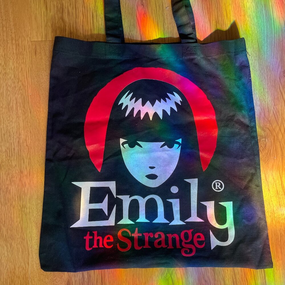 Emily the Strange tote bag